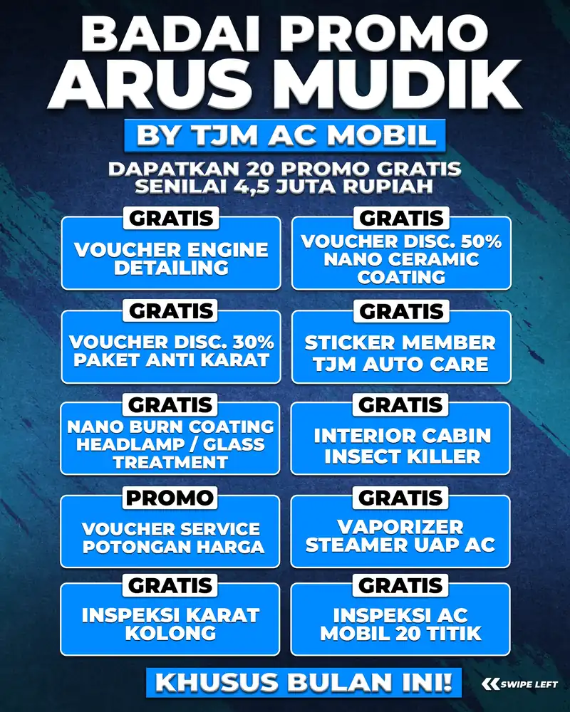 GRAND PROMO AWAL TAHUN - TJM AC MOBIL