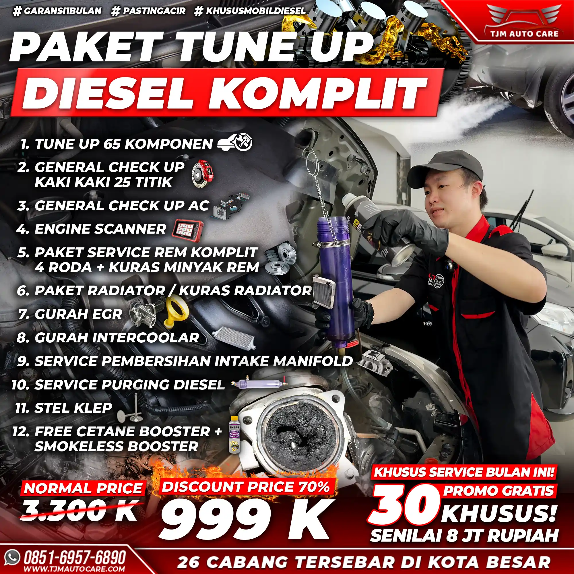 Paket Tune Up Diesel Komplit